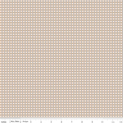 Calico Tea Dye Fence Yardage by Lori Holt for Riley Blake Designs