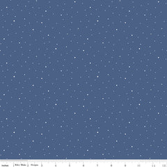 Dapple Dot Denim Yardage by the RBD Designers for Riley Blake Designs