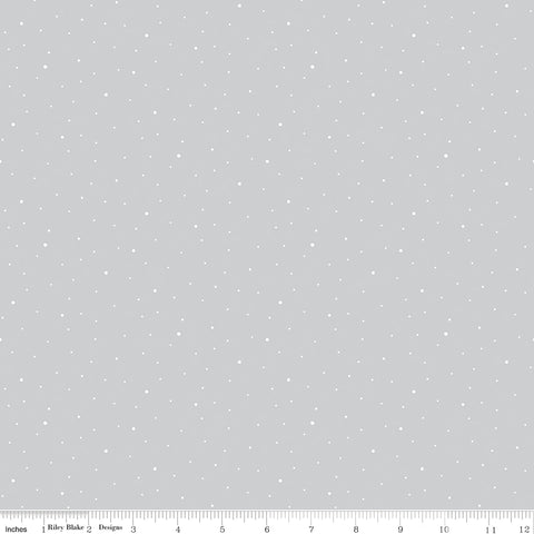 Dapple Dot Silver Yardage by the RBD Designers for Riley Blake Designs