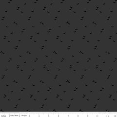 Seasonal Basics Black Bats Yardage by Riley Blake Designs