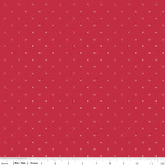 Bee Cross Stitch Jazzberry Yardage by Lori Holt for Riley Blake Designs