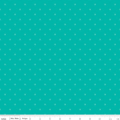 Bee Cross Stitch Vivid Yardage by Lori Holt for Riley Blake Designs