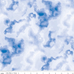 Tie Dye Indigo Tonal Yardage by Riley Blake Designs