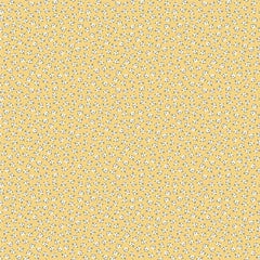 My Favorite Things Yellow Delightful Yardage by Lori Woods for Poppie Cotton Fabrics