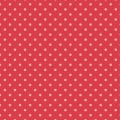 Sunshine And Chamomile Red Dots Yardage by Lori Woods for Poppie Cotton Fabrics