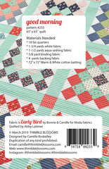 Good Morning Quilt Pattern by Thimble Blossoms