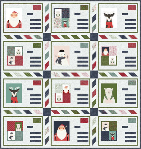 Merrymaking Holiday Cards Quilt Kit