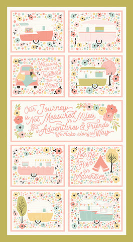 Joy in the Journey Olive Panel by Dani Mogstad for Riley Blake Designs