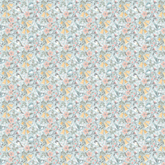 Songbird Serenade Blue Serenade Yardage by Lori Woods for Poppie Cotton Fabrics