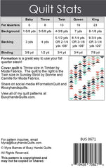 Formation Quilt Pattern by Busy Hands Quilts