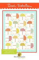 Stitched Beach Umbrellas Quilt Kit