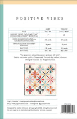 Positive Vibes Quilt Pattern by Gigi's Thimble