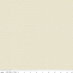 Kisses Gold Sparkle Yardage by Riley Blake Designs
