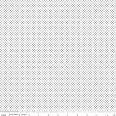 Kisses Silver Sparkle Yardage by Riley Blake Designs